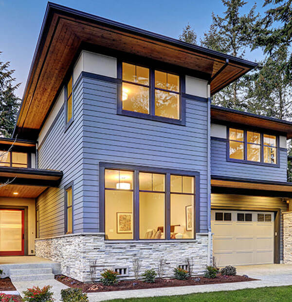 A new cabin purchased after a quick mortgage process with CCM in Lacey, WA