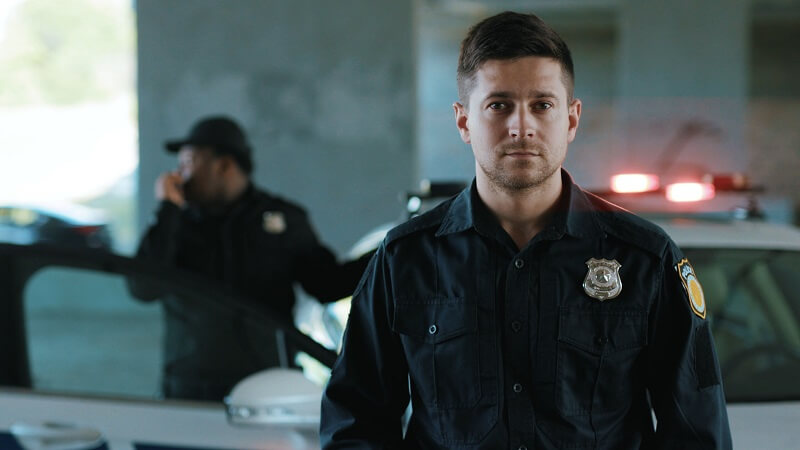 A firefighter taking a break.