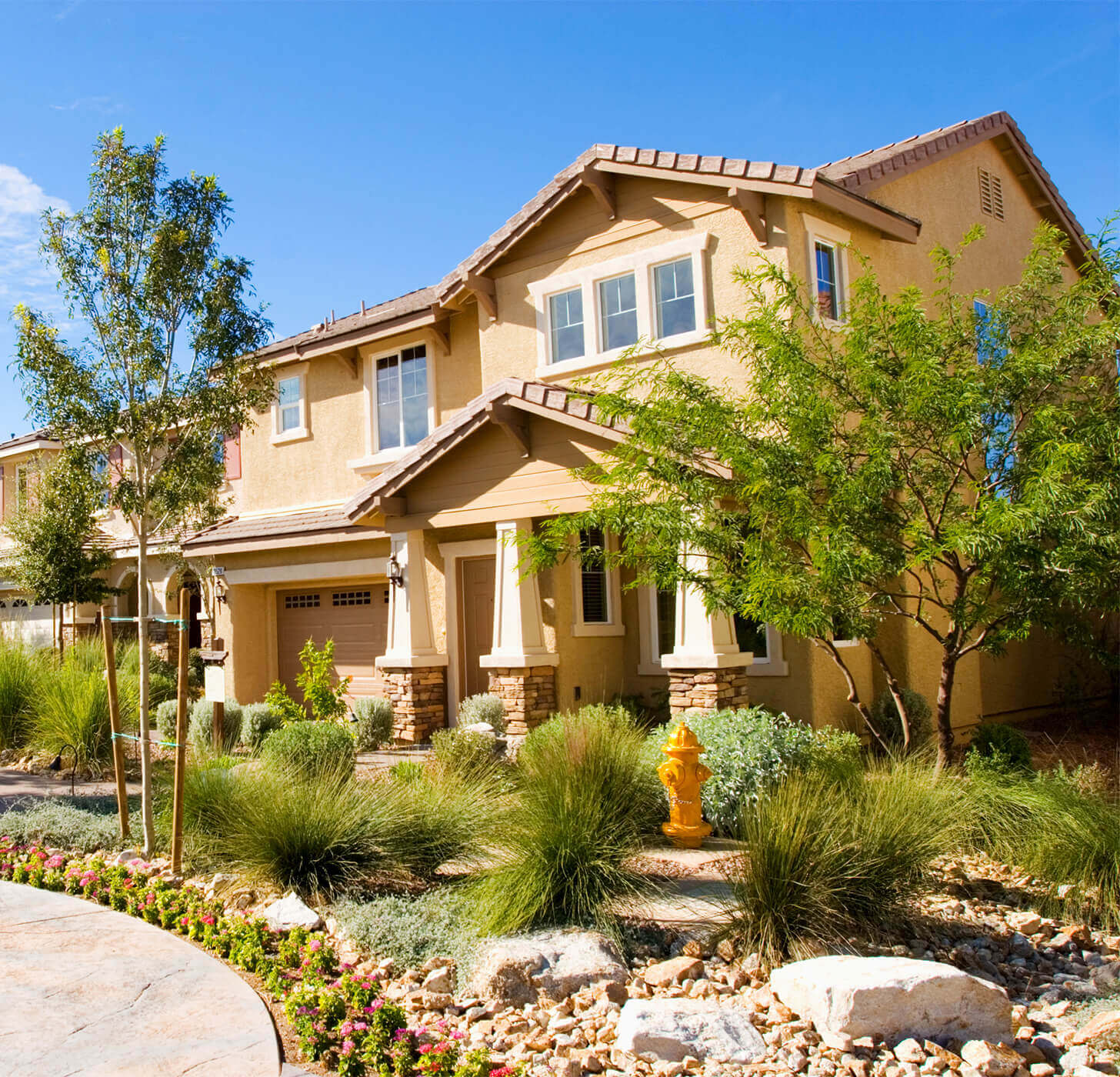 A new cabin purchased after a quick mortgage process with CCM in Modesto, CA