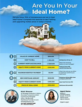 Ideal home worksheet example