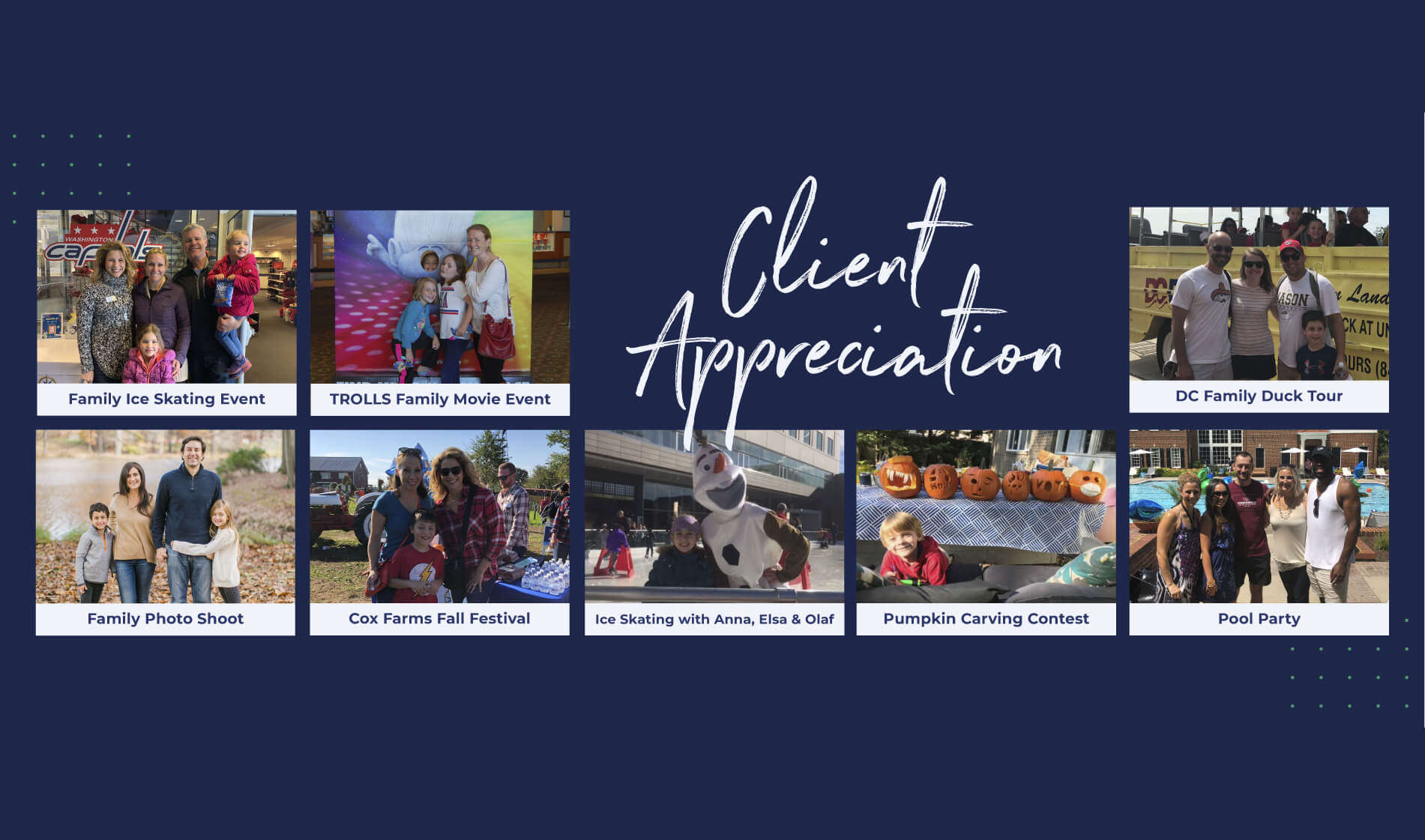 The Gina Myers Client Appreciation Events