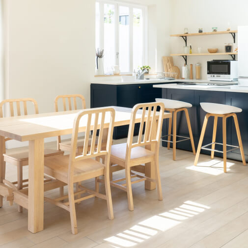 Kitchen in a new home