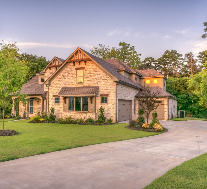 A suburb of prospective homes in Maple Grove, MN