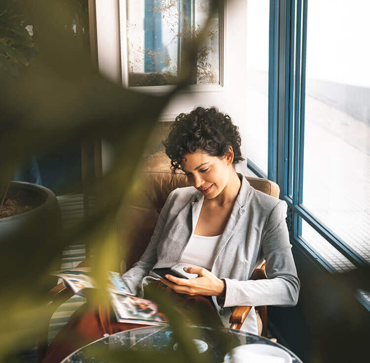 A homeowner reviewing the Task Force Mortgage Team's community organizations