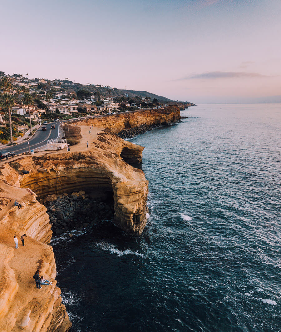 Coastline in San Diego