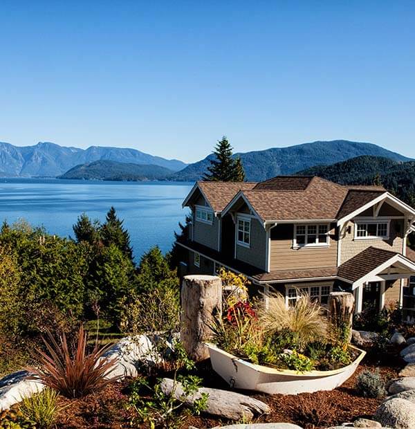 A new cabin purchased after a quick mortgage process with CCM in Gig Harbor, WA