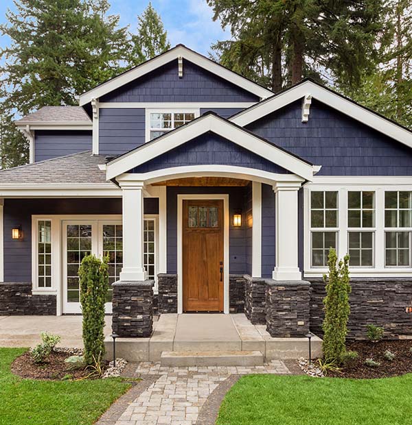 A suburb of prospective homes in Cleveland, OH